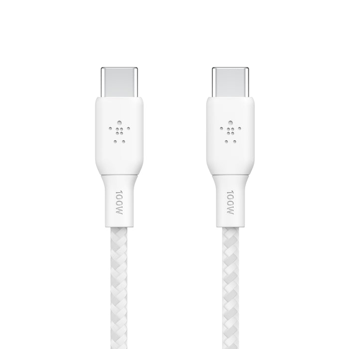 Belkin Boost Charge Braided USB-C to USB-C Cable 100W PD (2m)