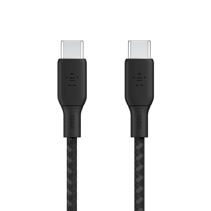 Belkin Boost Charge Braided USB-C to USB-C Cable 100W PD (2m)