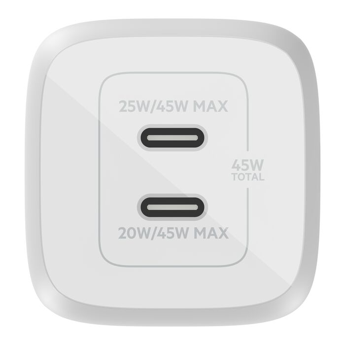 Belkin Pro GaN Dual Wall Charger 45W