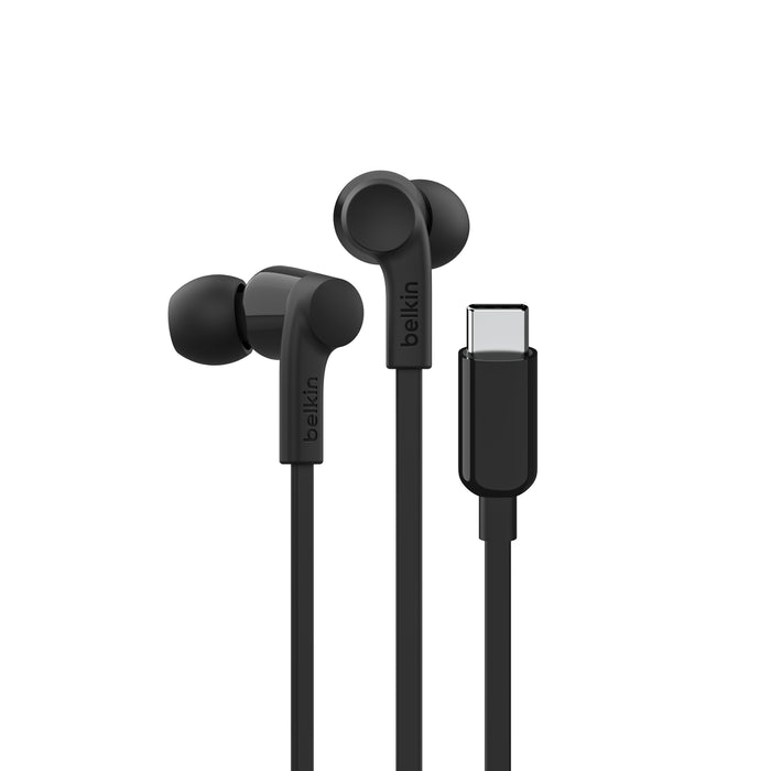 Belkin SoundForm Headphones with USB-C Connector - Black