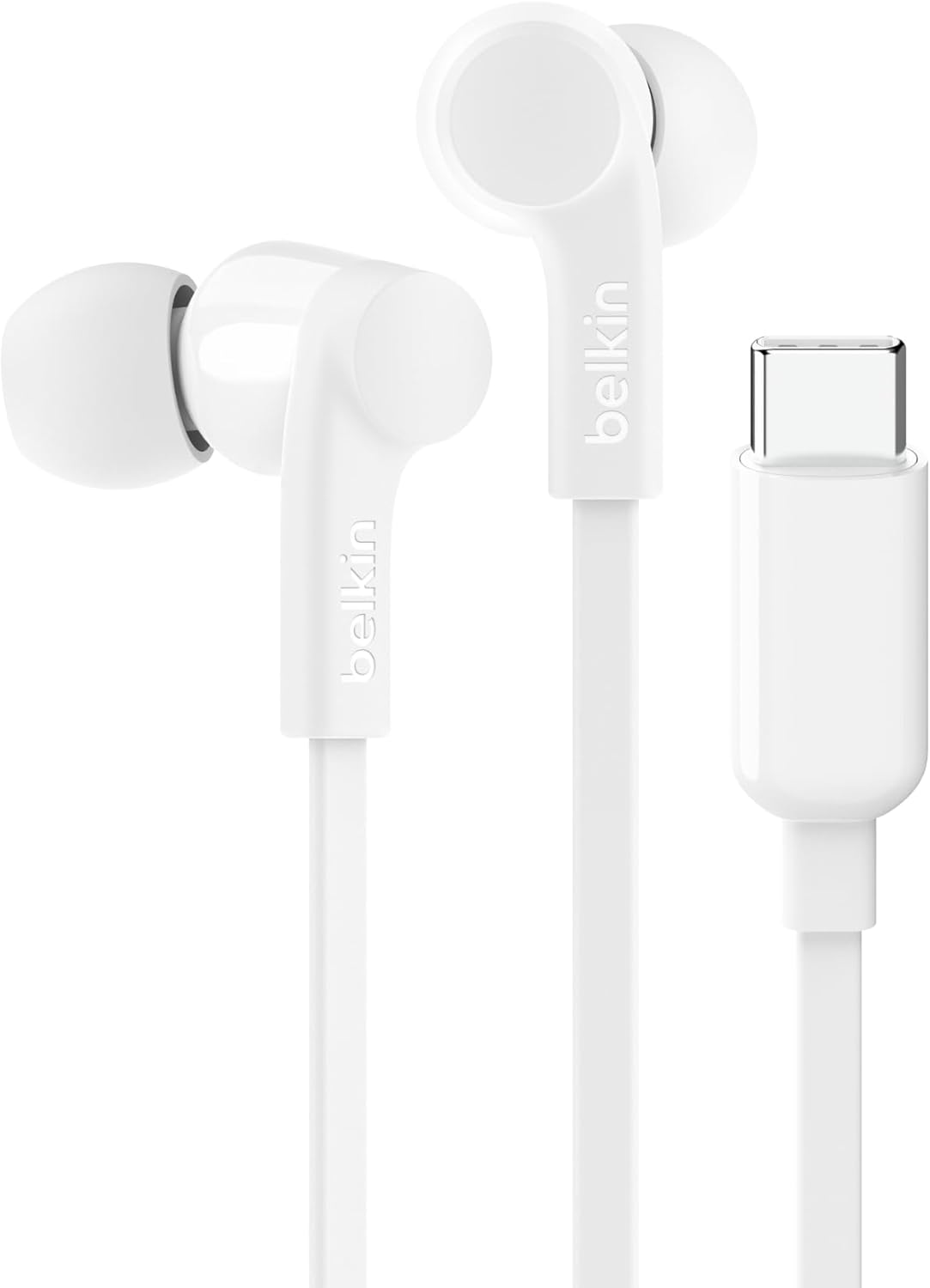 Belkin Wired Earbuds with USB-C Connector - White