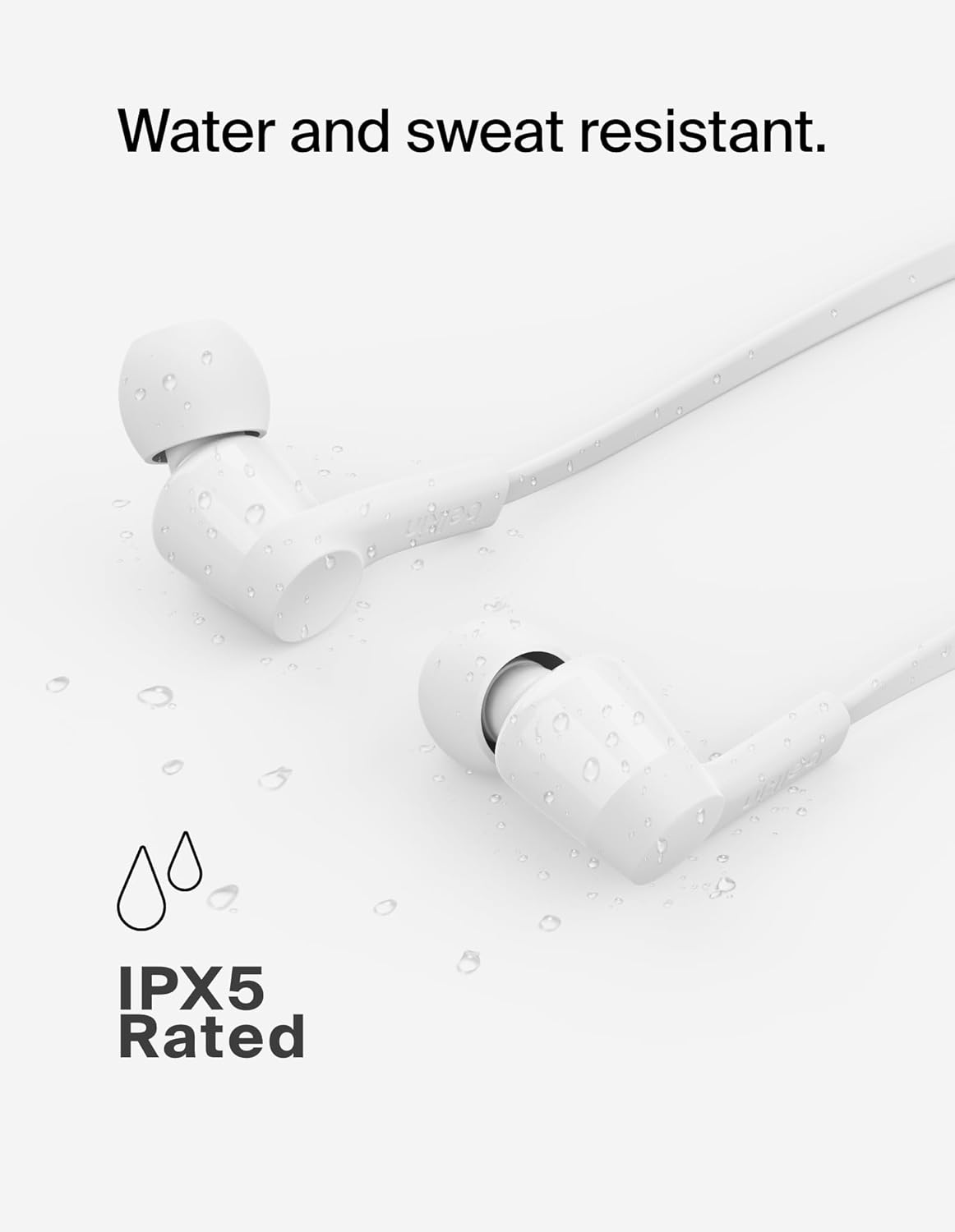 Belkin Wired Earbuds with USB-C Connector - White