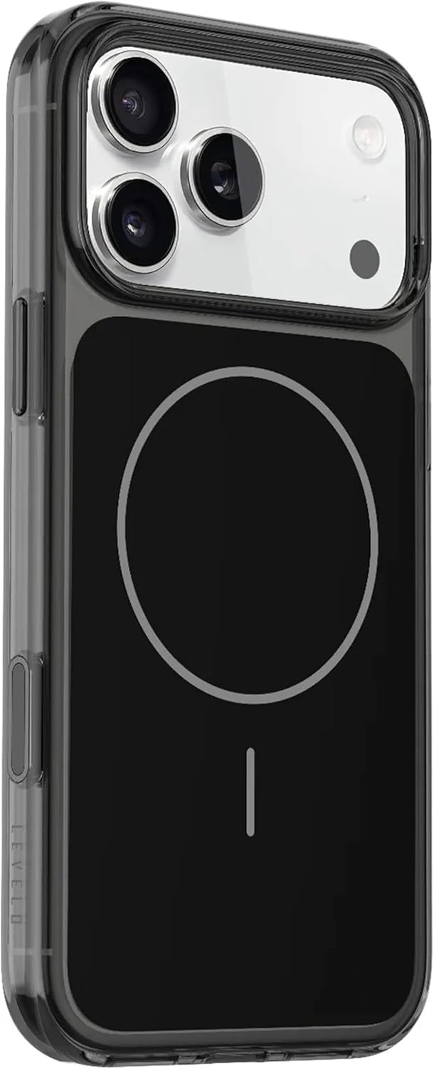 Levelo Opulent MagSafe Case For iPhone 17 Pro Max - Black