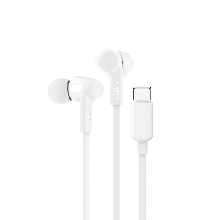 Belkin SoundForm Headphones with USB-C Connector - White