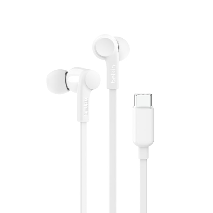 Belkin SoundForm Headphones with USB-C Connector - White