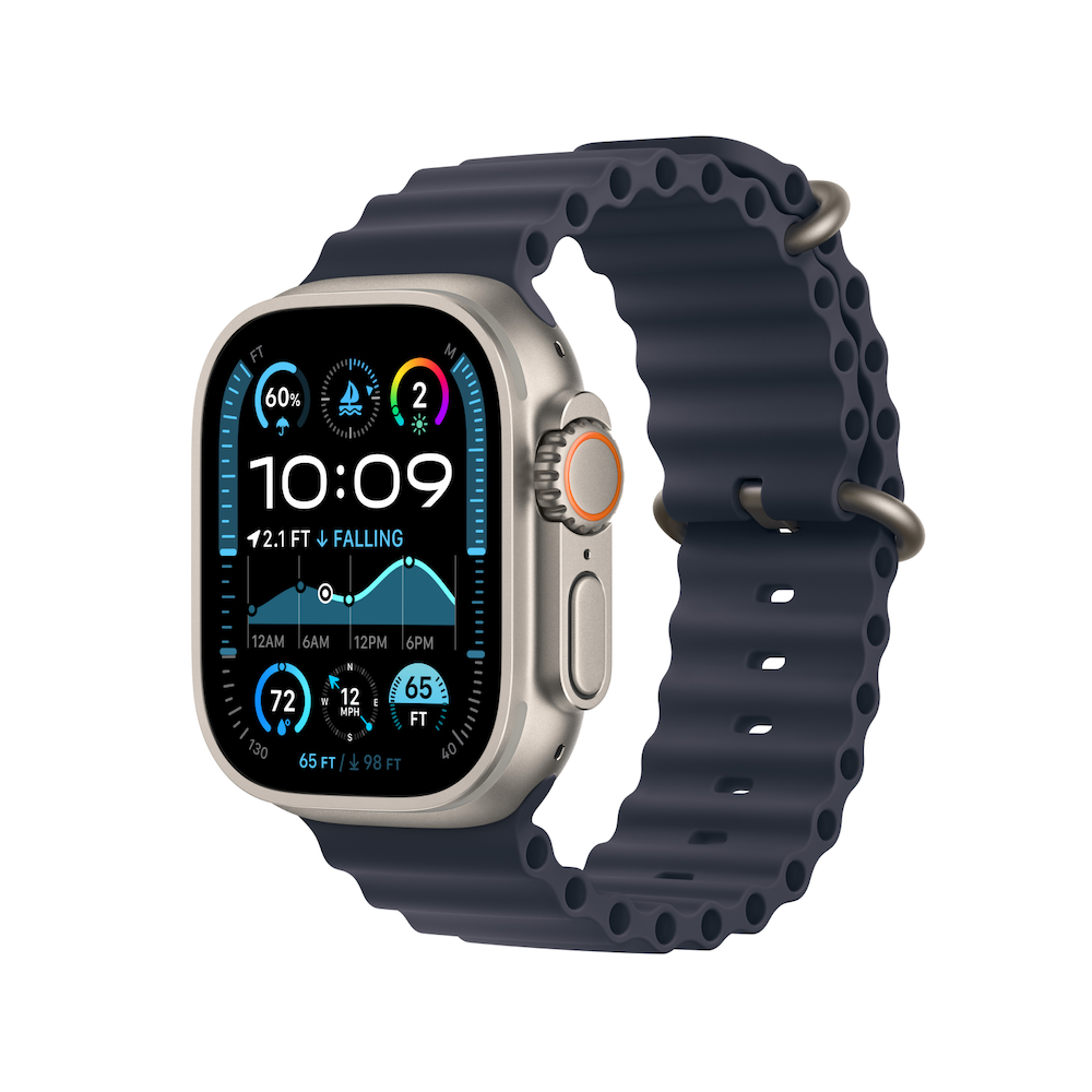 Apple Watch Ultra 2 Titanium Case with Ocean Band