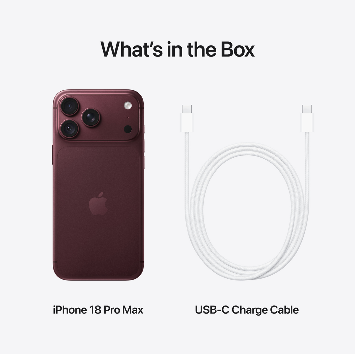 iPhone 18 Pro Max 512GB Burgundy