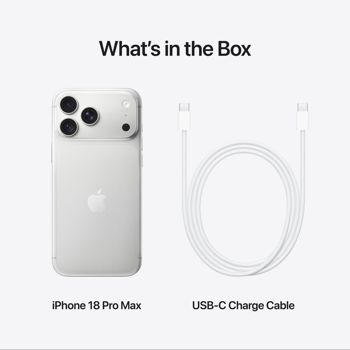 iPhone 18 Pro Max 256GB Silver