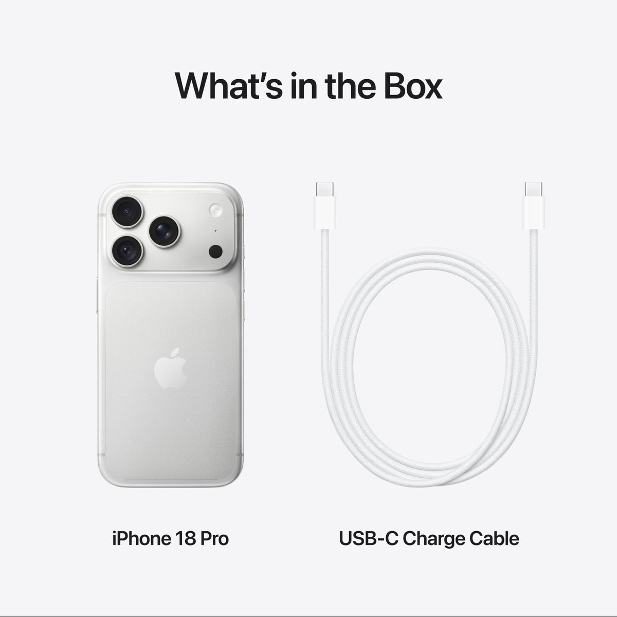 iPhone 18 Pro 1TB Silver