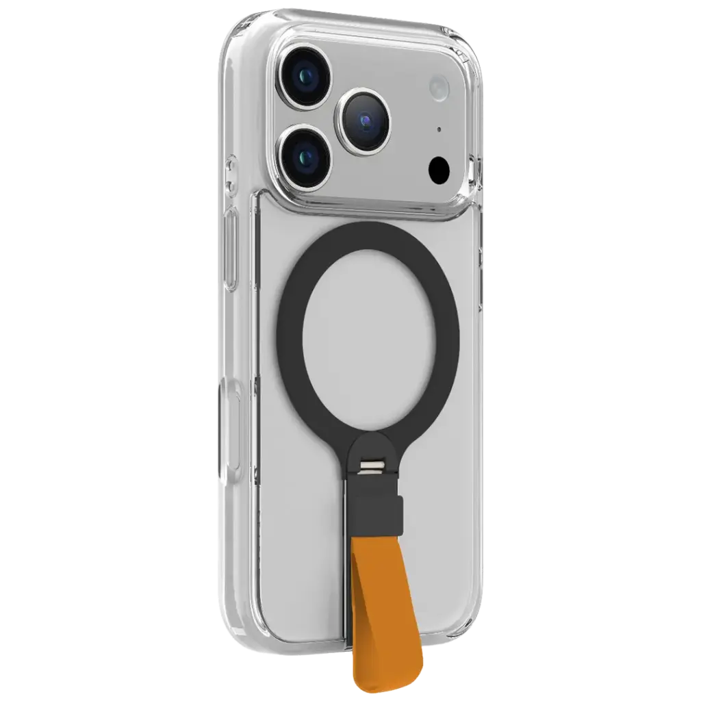 Levelo Spira Grip Case for  iPhone 17 Pro Sunrise Orange