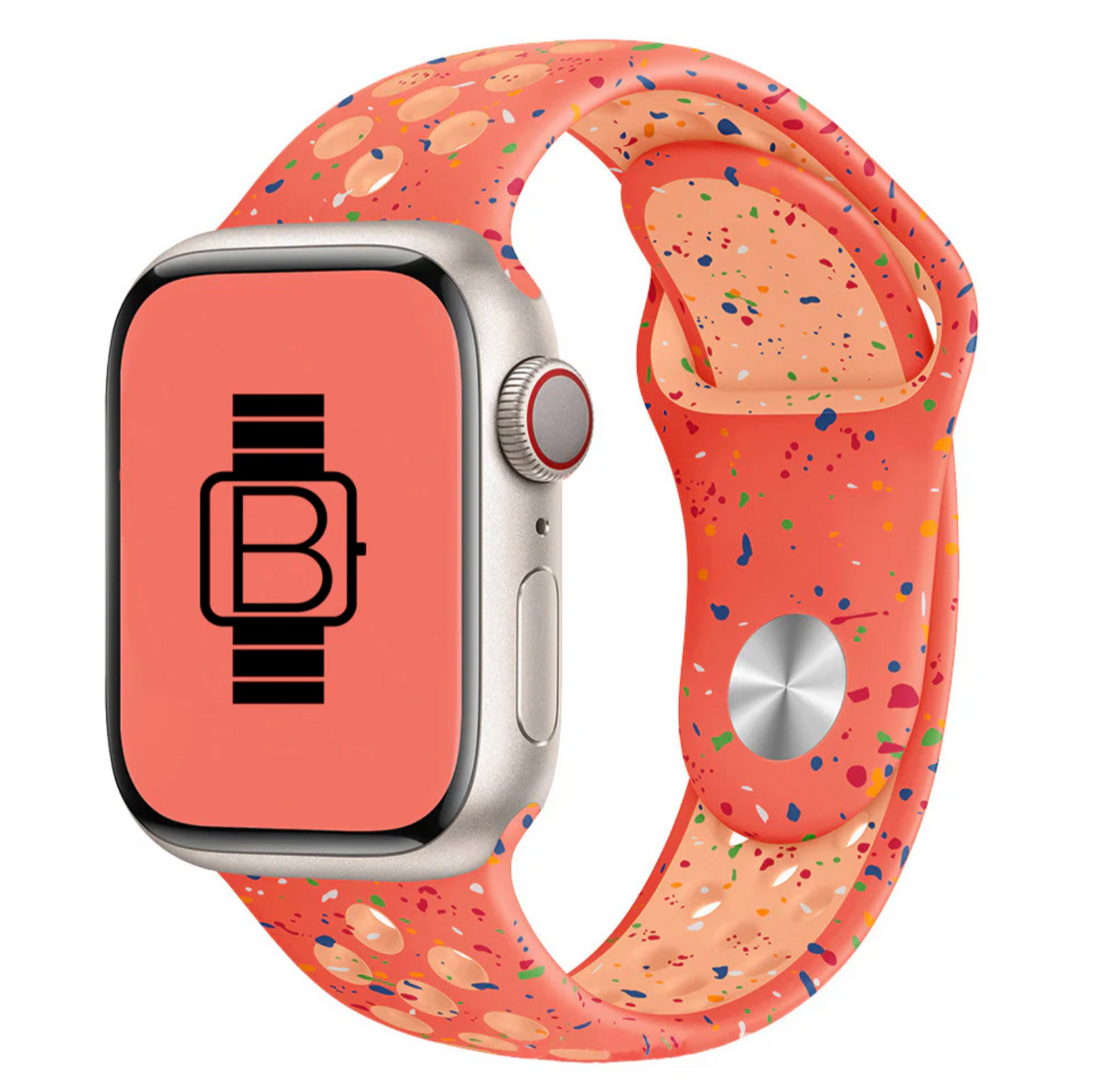 Coteci Magic Ember Liquid Silicone Sport Watch Band 38/40/41mm