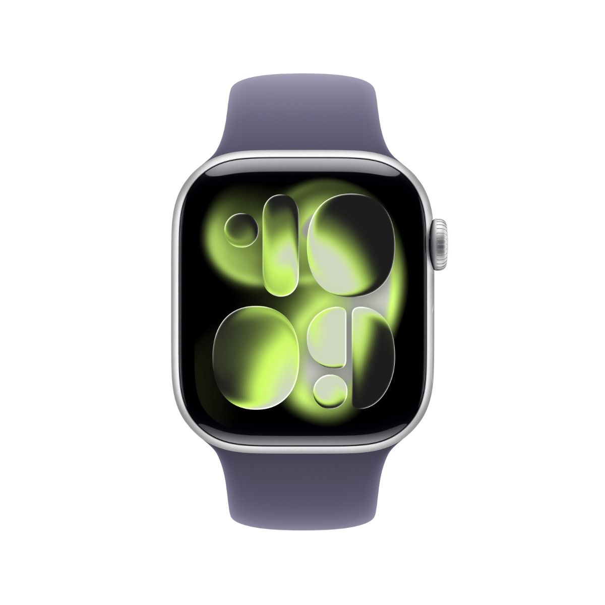 Apple Watch Series 11 46MM Silver Aluminium Case with Purple Fog Sport Band