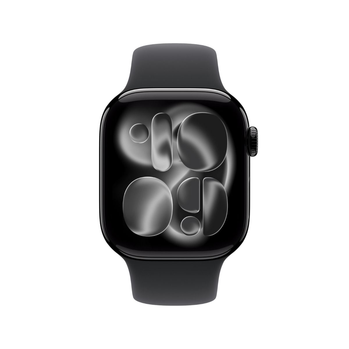 Apple Watch Series 11 42MM Jet Black Aluminum Case with Black Sport Band
