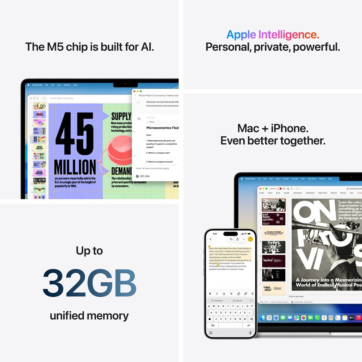 MacBook Air M5 10C/10C GPU 16GB 1TB| 15-inch