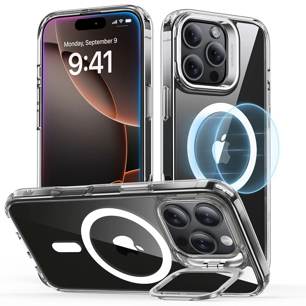 ESR iPhone 16 Pro Max Classic Hybrid Case with Stash Stand